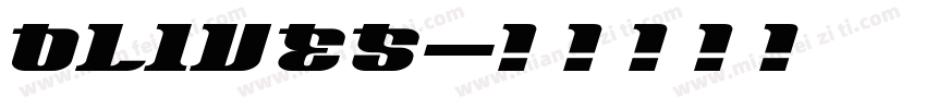 olives字体转换