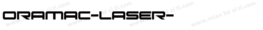Oramac-Laser字体转换