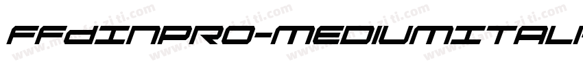 FFDINPro-MediumItali字体转换