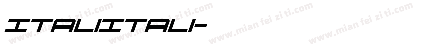 ItaliItali字体转换