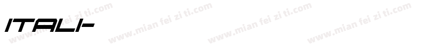 itali字体转换
