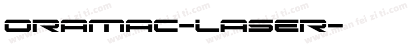 Oramac-Laser字体转换