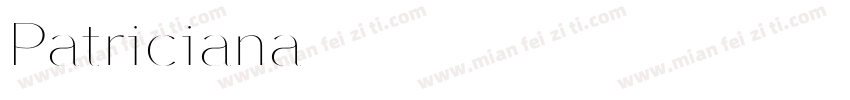 Patriciana字体转换