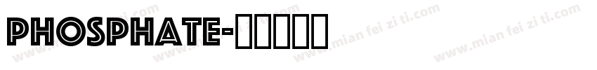 phosphate字体转换