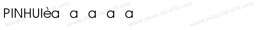 PINHUI字体转换