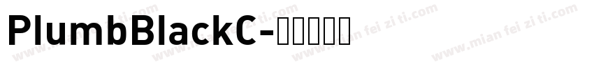 PlumbBlackC字体转换