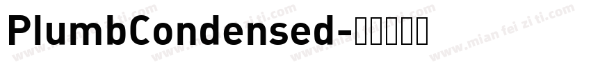 PlumbCondensed字体转换