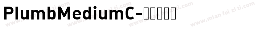 PlumbMediumC字体转换