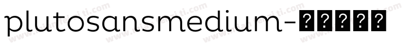 plutosansmedium字体转换