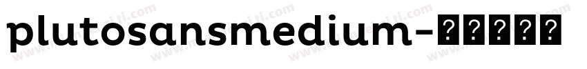 plutosansmedium字体转换