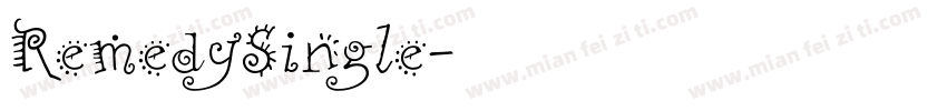 RemedySingle字体转换