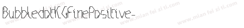 BubbledotICGFinePositive字体转换