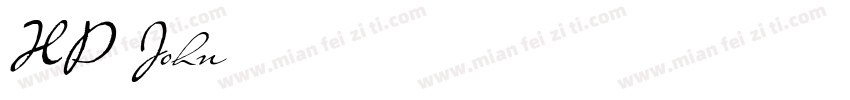 HP-John字体转换