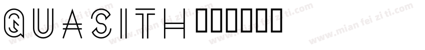 quasith字体转换