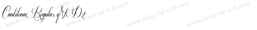 CantilenaRegular-yVD2字体转换