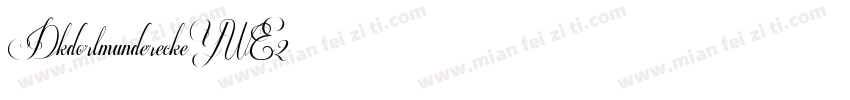 Dkdortmunderecke-YWE2字体转换