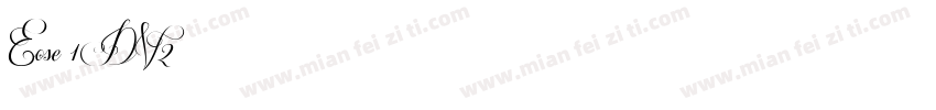 Eose-1DV2字体转换