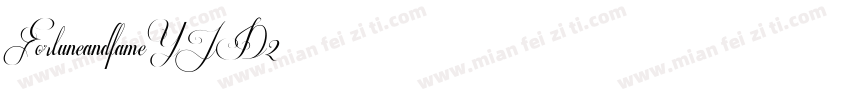 Fortuneandfame-YJD2字体转换