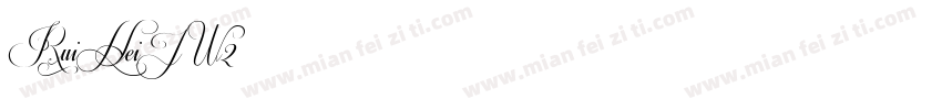 RuiHeiJ-W2字体转换
