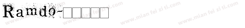 Ramdo字体转换
