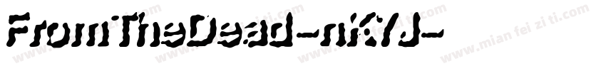 FromTheDead-nKYJ字体转换