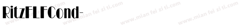 RitzFLFCond字体转换