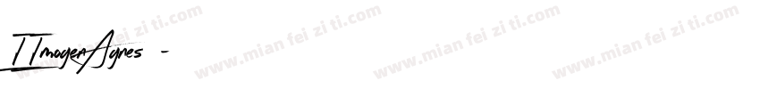 IImogenAgnes字体字体转换