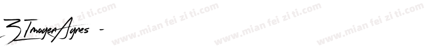 ZImogenAgnes字体字体转换