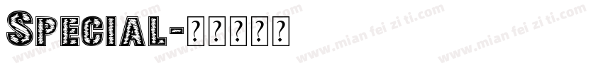 Special字体转换