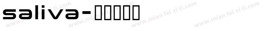 saliva字体转换