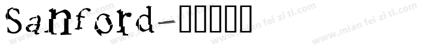 Sanford字体转换