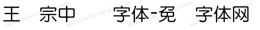 王汉宗中圆艺字体字体转换