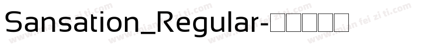 Sansation_Regular字体转换