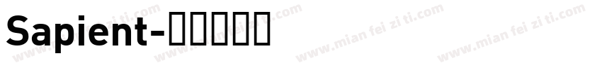 Sapient字体转换