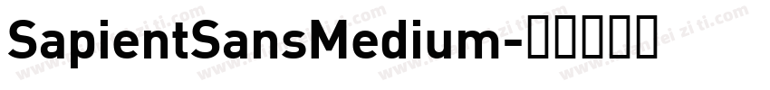 SapientSansMedium字体转换