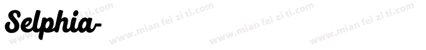 Selphia字体转换
