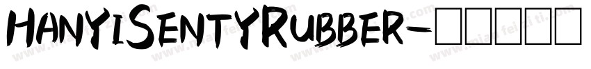 HanyiSentyRubber字体转换