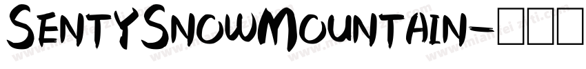 SentySnowMountain字体转换