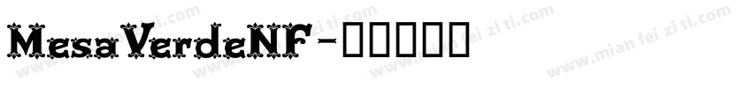MesaVerdeNF字体转换