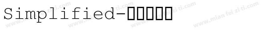 Simplified字体转换