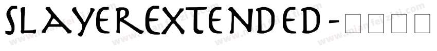 SlayerExtended字体转换
