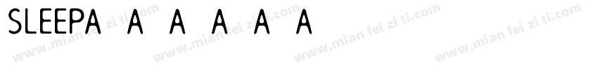 SLEEP字体转换