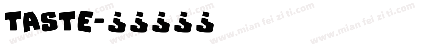 taste字体转换