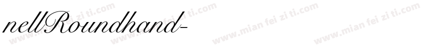 nellRoundhand字体转换