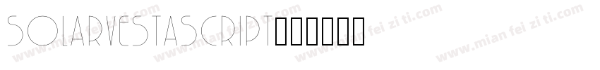 solarvestascript字体转换