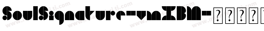 SoulSignature-vmXBM字体转换