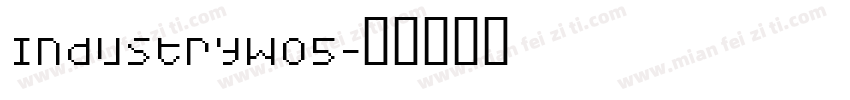 IndustryW05字体转换