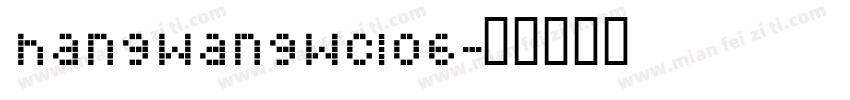 hangwangwcl06字体转换