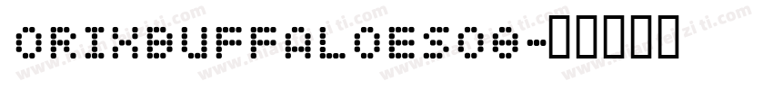 ORIXBUFFALOES08字体转换