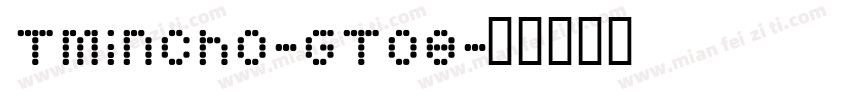 Tmincho-GT08字体转换